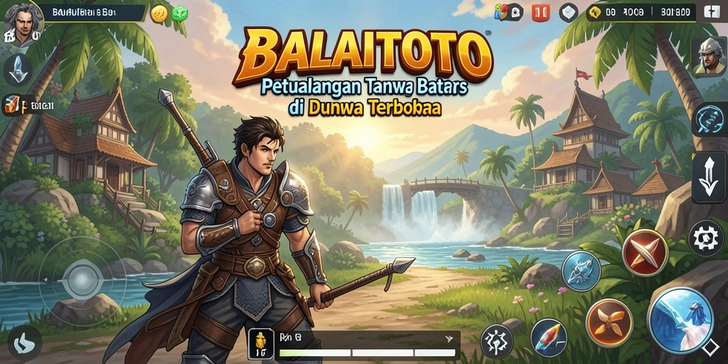 Screenshot gameplay BALAITOTO yang menggambarkan eksplorasi dunia terbuka.