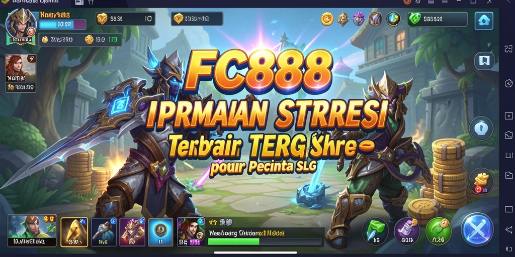 Screenshot gameplay FC888 menunjukkan aksi pertempuran strategis yang mendebarkan.