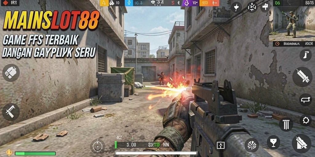 Tangkapan layar menunjukkan aksi mendebarkan gameplay FPS MAINSLOT88.