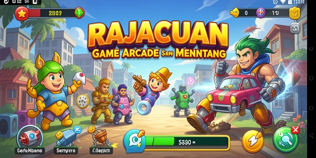Screenshot RAJACUAN menampilkan aksi gameplay yang seru dan menantang.