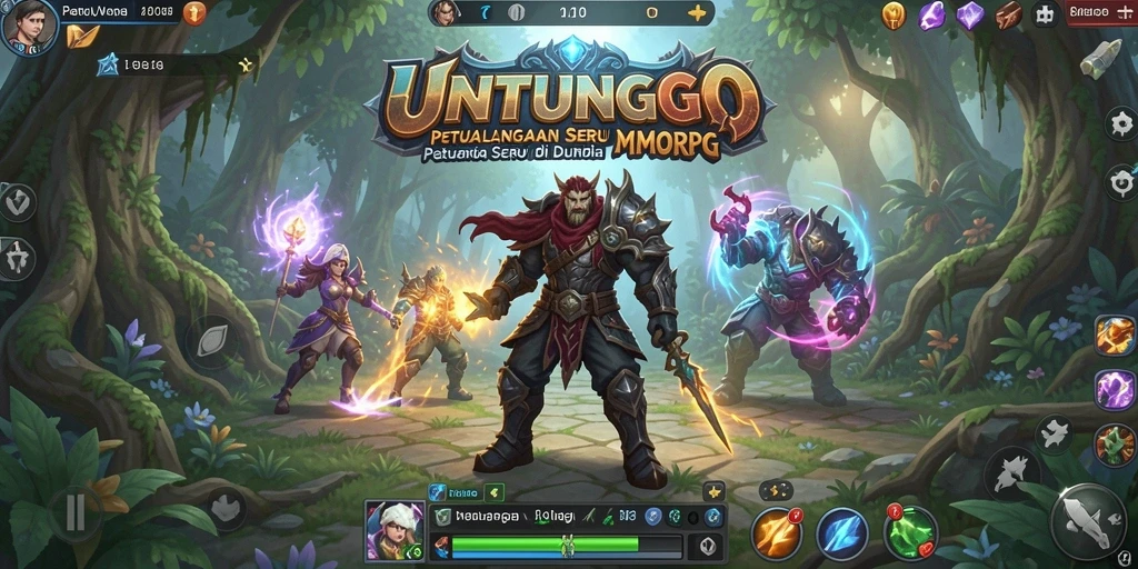 Gameplay seru dari UNTUNGGO dengan aksi dan petualangan.