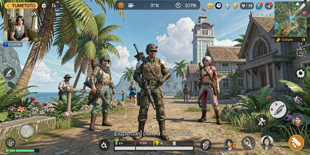 Gameplay seru dari YUMETOTO di dunia terbuka yang luas.
